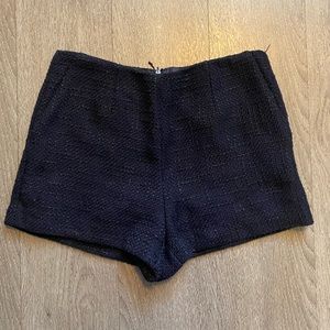 High Waist Knit Shorts